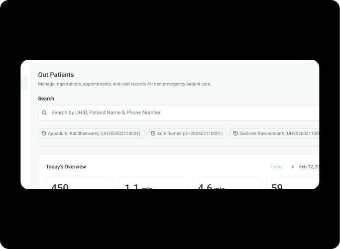 Show-on-demand insight — hidden-by-default UI surfaced on search